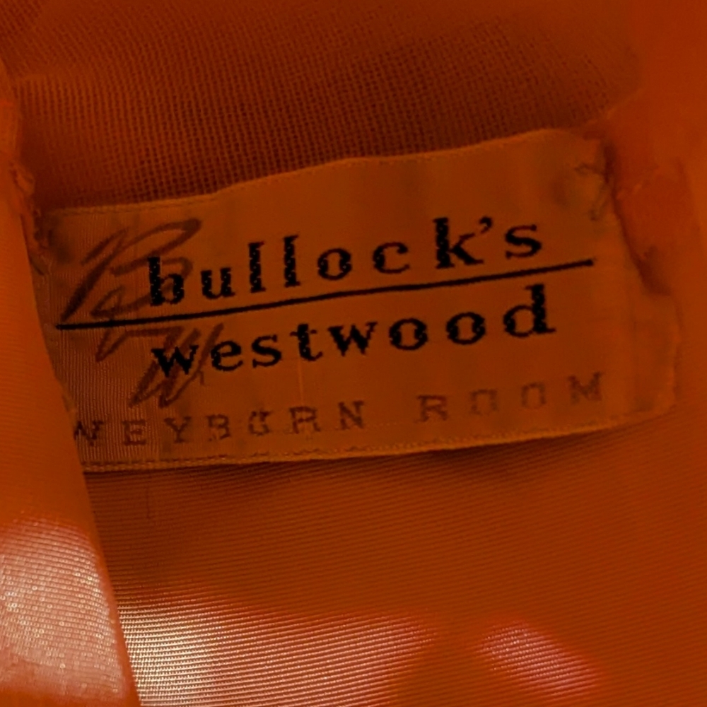 Frank Starr From Bullocks Westwood Weyburn Room 1950s Cocktail Party Dress - Picture 7 of 11